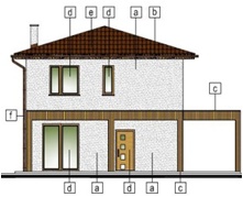 NED - individuálny projekt dvojpodlažného domu, K dolnej stanici (pri dome č. 702/11), Trenčín